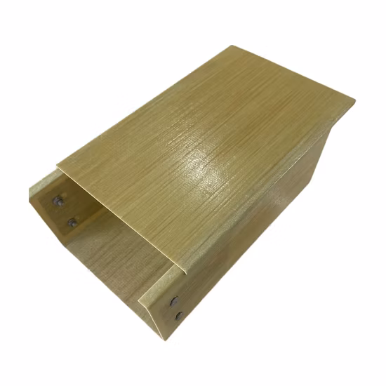 FRP U Channel/U Shape Fiberglass Cable Tray / FRP Channel Steel Cable Box