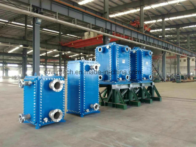 All Welded Stainless Steel Plate Heat Exchanger for Food Beverage Processing and Edible Oil Refinery