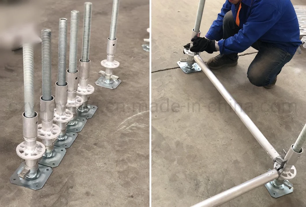 Steel Galvanized Ringlock Scaffolding Tower with Stair for Aerial Work with ANSI Certificated