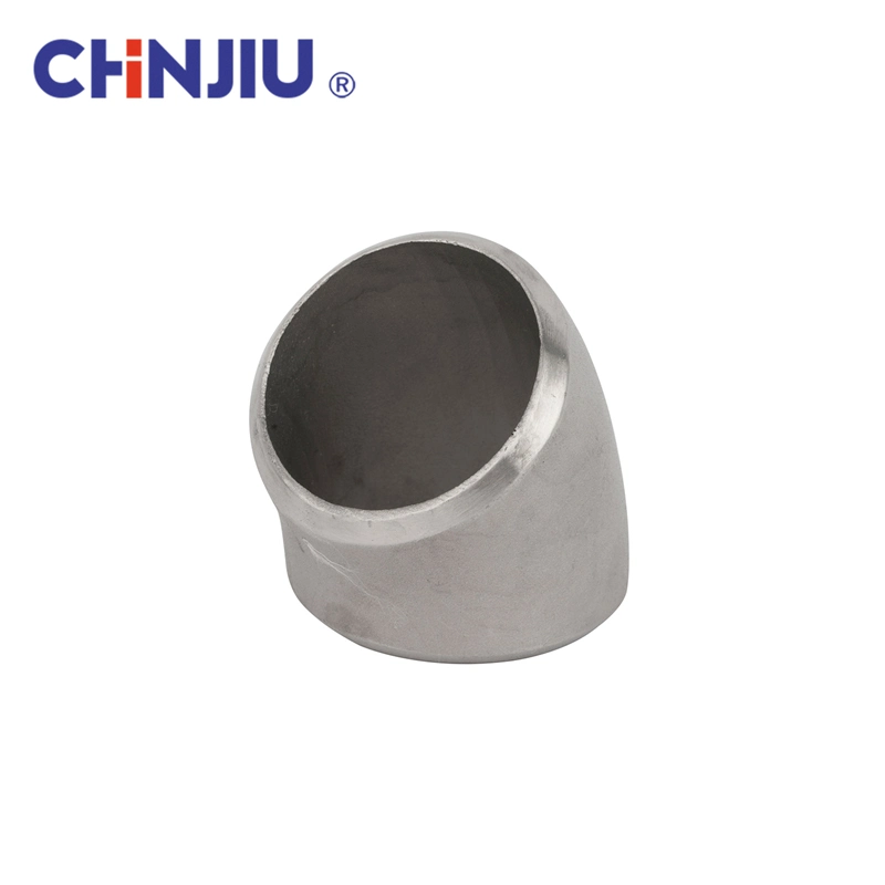 ANSI B16.9 Casting Forged Seamless Short Radius 90 Degree Titanium Butt-Welded Elbow Pipe Fitting