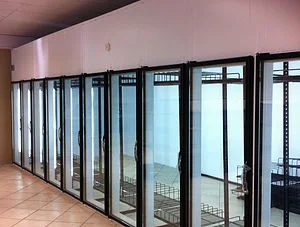 Chamber Display Walk in Cooler/Freezer with Glass Door for Supermarket