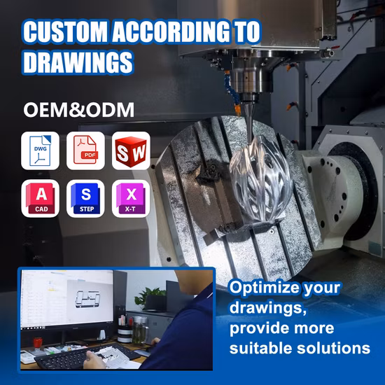 CNC Milling Machine Processing 5 Axis Custom Stainless Steel Titanium Brass Aluminium CNC Milling Parts Service Machining Part